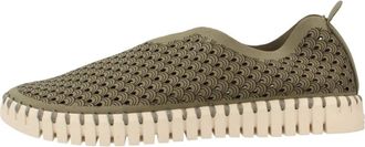 Ilse Jacobsen Tulip 3275 Platte Schoenen - Dames - Sneakers - Groen - 37 EU - Schoenen