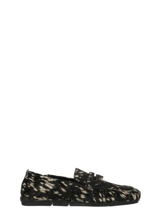Ash Black Barkley Calf Hair Loafers