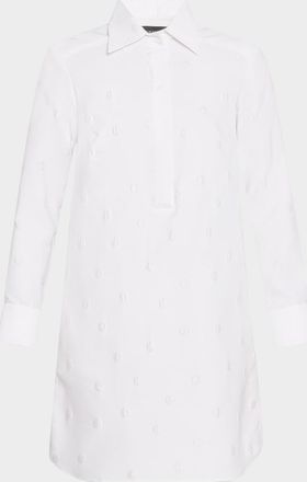 Brandon Maxwell The Lola Polo Tunic Shirt Dress