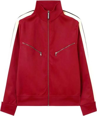 Palm Angels Felpa con logo curvo - Rosso