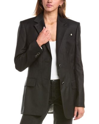 Helmut Lang Darted Classic Wool Blazer