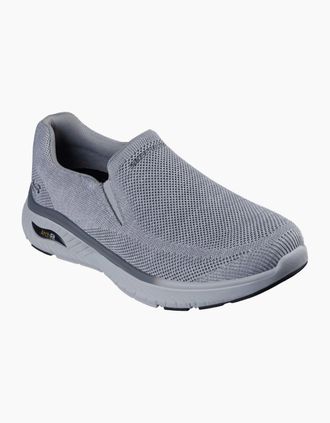 Skechers Mens Arch Fit Crosser Locke Mens Trainers - Grey - Size: 12