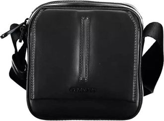 Calvin Klein Zwarte Polyester Heren Schoudertas - Heren - Schoudertassen - Zwart - ONE Size - Polyester - Tassen