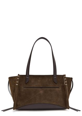 J.W.Anderson Elongated Loafer Suede Tote bag - Brown - One Size