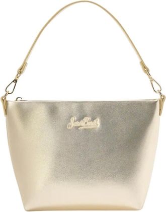 MC2 Saint Barth Shop Bag Micro - Dames - Handtassen - Geel - ONE Size - Katoen - Tassen