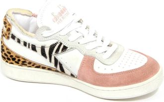 Diadora Leren Basket Schoenen Savannah - Dames - Sneakers - Veelkleurig - 36 1/2 EU - Schoenen