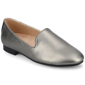 Journee Collection Womens Ishani Wide-Width Casual Ballet Flats
