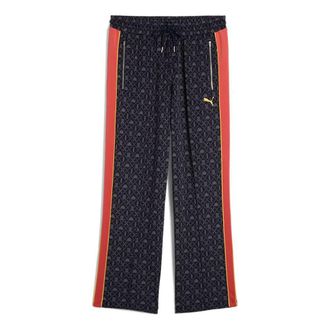 Puma Road To Unity All Over Print Relaxed Drawstring Track Pants New Navy 629596-16