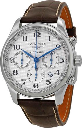 Longines Master Chronograph Automatic Silver Dial Mens Watch L27594783