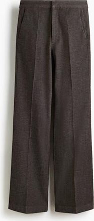 H&M Flared High Jeans in Dark Brown at Nordstrom, Size 16