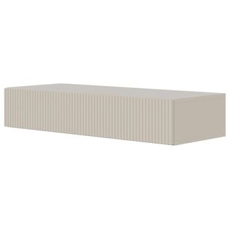 Selsey Veldio Consolle Sospesa Con Cassetto - 90 Cm - Beige Grigio - Selsey