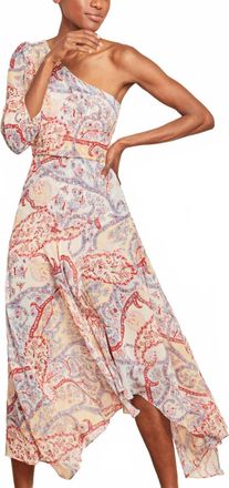 Veronica Beard Kimber Paisley Dress In Multi
