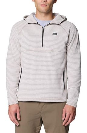 Mountain Hardwear Summit Grid Hoodie in City Fog at Nordstrom, Size Xx-Large