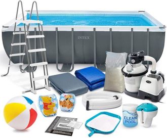 OEM Piscina De Jard&iacute;n Con Estructura 549 X 274 X 132 Cm 18 En 1 Intex 26356