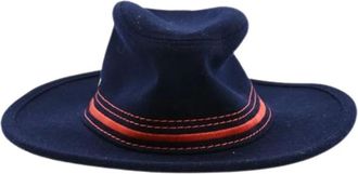Herm&egrave;s Pre-owned Accessories, female, Blue, Size: ONE SIZE Pre-owned Wool Hat