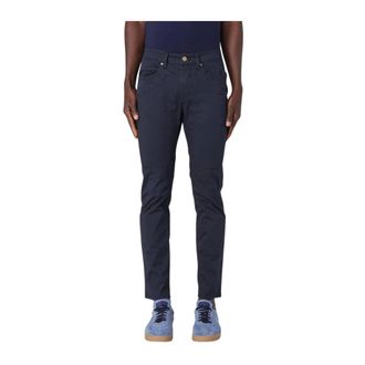 Jeckerson Slim-fit Trousers, male, Blue, W30, Modern Blue Trousers for Men