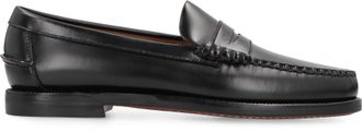 Sebago Womens Classic Dan Moccasins Leather Black Loafers