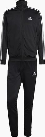 adidas Mens Basic 3 Stripes Tricot Tracksuit - Black - Size: 38/Regular