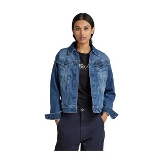 G-Star Jassen, Dames, Blauw, S, Denim, Denim Jacks