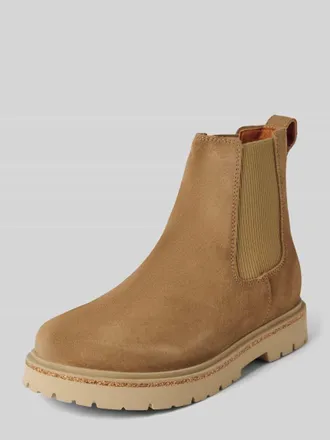 Birkenstock Chelsea Boots mit Zugschlaufe ModelL Highwood in Taupe, Größe 41