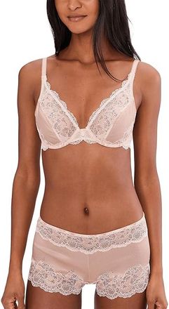 Wacoal Modern Affair Plunge Underwear Bra Womens Bra Rose Dust Angel Wing : 36DDD, Nylon/Polyester/Spandex