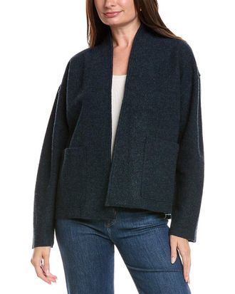 Eileen Fisher Petite High Collar Wool Jacket