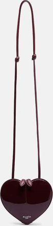 Alaia Alaïa Le Coeur patent leather shoulder bag