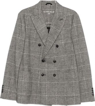 Circolo 1901 Zwarte Herenjassen - Heren - Blazers - Zwart - XL - Jassen