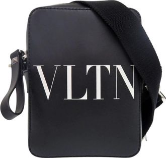 Valentino Pre-owned Valentino Small Leather VLTN Crossbody Ladies 493WAKGZL7H651KJ