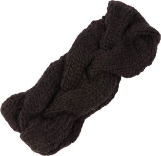 Nirvanna Designs Braided Headband in Black at Nordstrom
