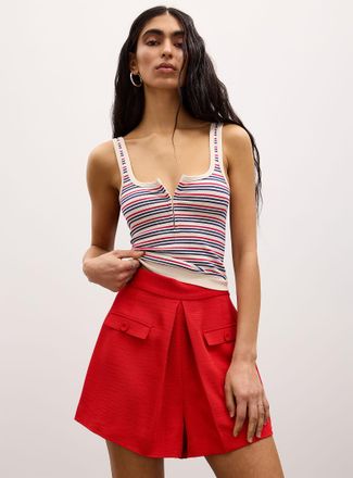 Icone Womens Flap pocket piqu&eacute; skort