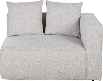Maisons du monde Sillón (ángulo derecho) para sofá modular gris claro moteado
