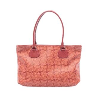 Celine Pre-owned Tote Bags, female, Red, Size: ONE SIZE Pre-owned Sulky Coated Canvas Tote Bag