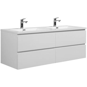 Badplaats Mobile da bagno Angela 140cm Bianco Lucido - armadio mobiletto lavabo