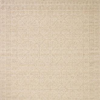 Frontgate Reshaye Hand-Tufted Wool Rug - Natural, 4 x 6 - Frontgate