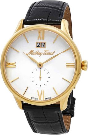 Mathey-Tissot Edmond Quartz White Dial Mens Watch H1886QPI