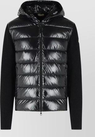 Moncler wool cashmere hooded jacket