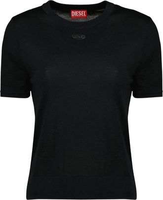 Diesel M-Aline Truien - Dames - Ronde hals truien - Zwart - M - Truien & Vesten