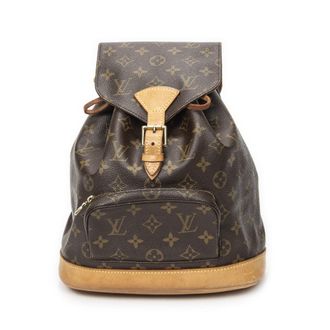 Louis Vuitton Pre-owned Womens Montsouris MM Backpack - Brown - One Size