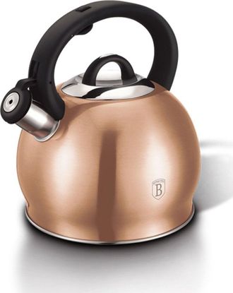 Berlinger Haus Hervidor De Agua 3l Berlinger Haus Bh-7502 Con Silbato Oro Rosa