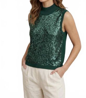 Starkx Georgia Vest In Emerald