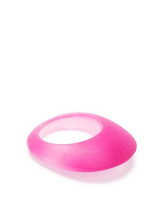 Saint Laurent gradient-effect finger ring - Pink