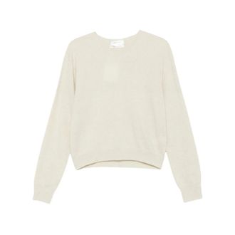 Low Classic LOW Classic - Cashmere Blend Wholegarment V-hals trui - Dames - Truien - Beige - Maat: M Kasjmier