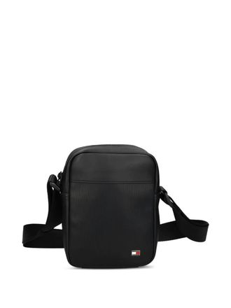 Tommy Hilfiger Borsa messenger con zip - Nero