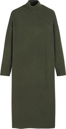 La Redoute Collections Trui-jurk met opstaande kraag in zacht tricot