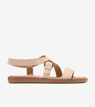 Cole Haan Womens Kami Buckle Sandals - Beige Size 10.5