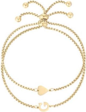Adornia Set of 2 Bracelets in Gold-G at Nordstrom Rack