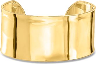 Ross-Simons Italian 14kt Yellow Gold Wide Cuff Bracelet