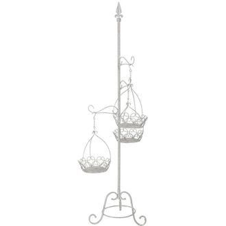 Wanderlust Deco Wanderlust Deco - Soporte Macetero De Metal Para 3 Macetas 43.82x38.74x169.55h Cm