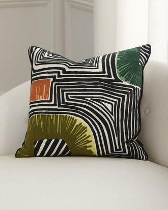 Christian Lacroix En Allant Aux Baux Decorative Pillow, 20 Square